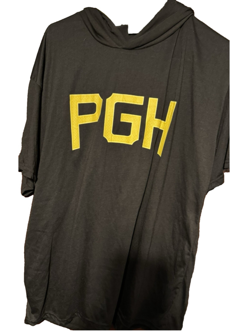 Pittsburgh Pirates Black S/S Hooded T-Shirt Men’s Size XL